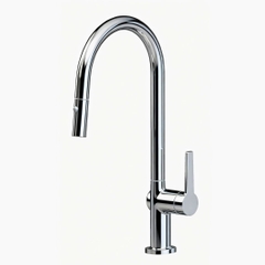 Vòi rửa bát Kluger KLF0003SC dây rút, nóng lạnh - Chính hãng