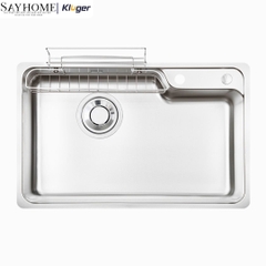 Chậu rửa chén bát 1 hố Nhật Kluger KH8050FS Basic/Plus - Hàng chính hãng