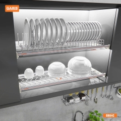 Giá chén bát cố định GARIS GB04C - Nan tròn