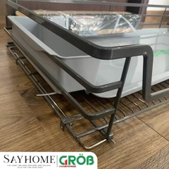 Kệ xoong nồi GROB GH-60/70/75/80/90 inox hộp gắn cánh - Hàng chính hãng GROB
