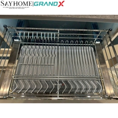 Giá bát đĩa GrandX XD.60S/70S/80S/90S nan dẹt Inox Sus304 - Hàng chính hãng
