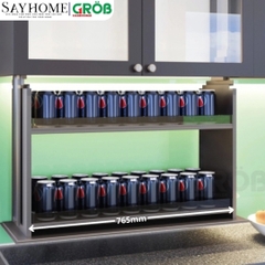 Giá nâng hạ GROB GP2-70/80/90 điện cảm ứng để gia vị inox 304 - Hàng chính hãng GROB