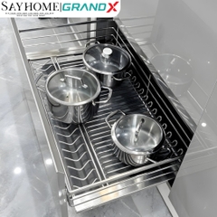 Giá Xoong nồi GrandX XP.60M, XP.70M, XP.80M, XP.90M Sus304 nan Oval - Hàng chính hãng