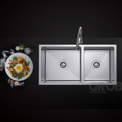 Chậu rửa bát 2 hố GROB GS304-8143HD tại thành phố Hồ Chí Minh