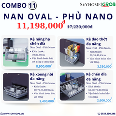 COMBO Phụ kiện tủ bếp cao cấp GROB - Combo 11