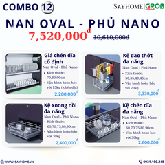 COMBO Phụ kiện tủ bếp cao cấp GROB - Combo 12
