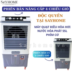 Quạt hơi nước Hoà Phát HPCF1-010 / 011/ 012 Phím cơ 55 Lít - Chính hãng - quạt điều hòa
