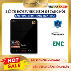 Bếp điện từ đơn Funiki HSD8138 - Bảo hành 14 tháng