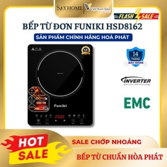 Bếp điện từ đơn Funiki HSD8162 - Bảo hành 14 tháng