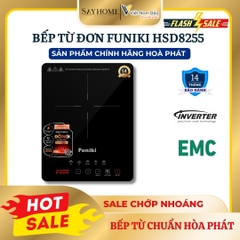 Bếp điện từ đơn Funiki HSD8255 - Bảo hành 14 tháng