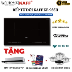 Bếp từ đôi KAFF KF-988II - Bảo hành chính hãng 5 năm tại nhà