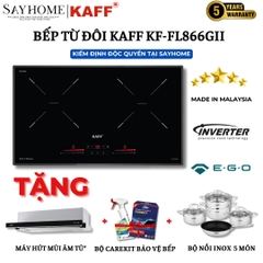 Bếp từ đôi KAFF KF-FL866GII -  Bảo hành chính hãng 5 năm tại nhà