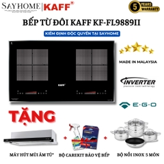 Bếp từ đôi KAFF KF-FL9889II- Bảo hành chính hãng tại nhà 5 năm