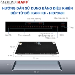Bếp từ KAFF KF - HID7348II cao cấp - Bảo hành chính hãng 7 năm