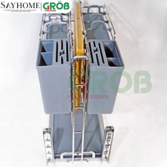 KỆ ĐỰNG DAO THỚT, CHAI LỌ ĐA NĂNG INOX 304 - NAN OVAL GROB C1.OV.30, C1.OV.35, C1.OV.40, C1.OV.45 tại thành phố Hồ Chí Minh
