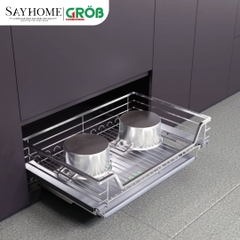 Kệ đựng xoong nồi inox 304, nan vuông GROB CS304- 61NEW/71NEW/75NEW/81NEW/91 NEW tại thành phố Hồ Chí Minh