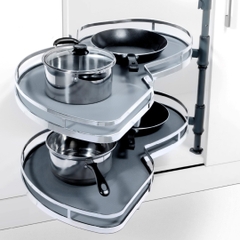 Kệ góc liên hoàn hình lá GrandX XM.420SL (Trái)/420SR (Phải) góc mở phải, trái - Hàng chính hãng