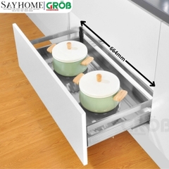 Kệ xoong nồi GROB GH-60/70/75/80/90 inox hộp gắn cánh - Hàng chính hãng GROB