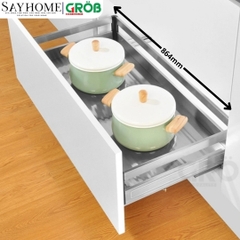 Kệ xoong nồi GROB GH-60/70/75/80/90 inox hộp gắn cánh - Hàng chính hãng GROB