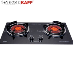 Bếp ga hồng ngoại đôi KAFF KF-208I - Bảo hành chính hãng 3 năm