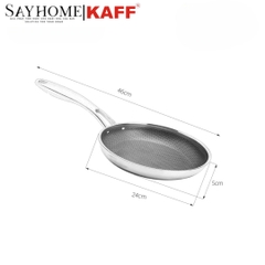 Chảo chống dính inox cao cấp KAFF KF-245IOHC - Hàng chính hãng
