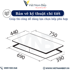 Bếp ga đôi KAFF KF-668 - Bảo hành chính hãng chính hãng 3 năm