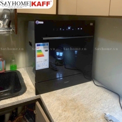 Máy rửa chén bát KAFF KF-BISMS8 PLUS âm bán phần 12 bộ đồ ăn Châu Âu - Bảo hành chính hãng 5 năm
