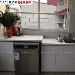 Máy rửa chén bát KAFF KF-D65ERIS bán âm, độc lập 15 bộ đồ ăn Châu Âu - Bảo hành chính hãng 5 năm