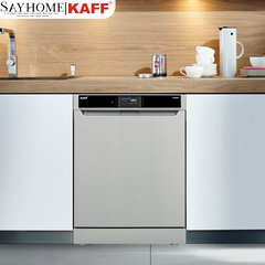 Máy rửa chén bát KAFF KF-D65ERIS bán âm, độc lập 15 bộ đồ ăn Châu Âu - Bảo hành chính hãng 5 năm
