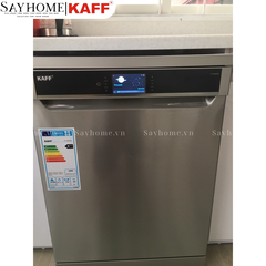Máy rửa chén bát KAFF KF-D65ERIS bán âm, độc lập 15 bộ đồ ăn Châu Âu - Bảo hành chính hãng 5 năm