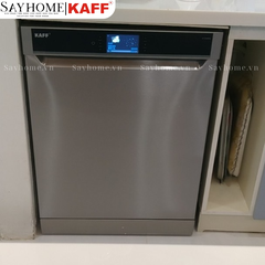 Máy rửa chén bát KAFF KF-D65ERIS bán âm, độc lập 15 bộ đồ ăn Châu Âu - Bảo hành chính hãng 5 năm