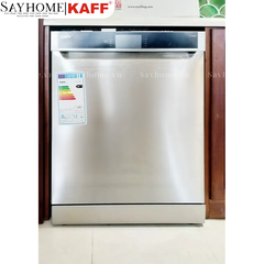 Máy rửa chén bát KAFF KF-D65ERIS bán âm, độc lập 15 bộ đồ ăn Châu Âu - Bảo hành chính hãng 5 năm
