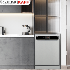 Máy rửa chén bát KAFF KF-D65ERIS bán âm, độc lập 15 bộ đồ ăn Châu Âu - Bảo hành chính hãng 5 năm