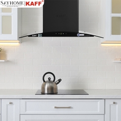 Máy hút mùi KAFF KF-GB207TB kính cong - Bảo hành chính hãng 3 năm