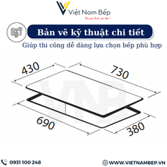 Bếp từ đôi KF-HD28II tại thành phố Hồ Chí Minh