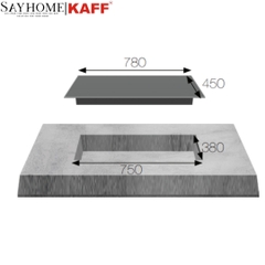 Bếp điện từ kết hợp KAFF KF-IC5801SB PLUS 3 vùng nấu - Bảo hành chính hãng 7 năm