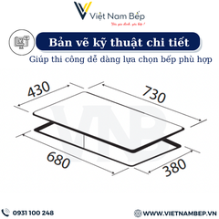 Bếp điện từ đôi kết hợp KAFF KF-IH68 tại thành phố Hồ Chí Minh