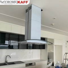 Máy hút mùi KAFF KF-IS90GH kính cong độc lập - Bảo hành chính hãng 3 năm