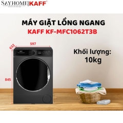 Máy giặt KAFF KF-MFC1062T3B cửa trước lồng ngang - Bảo hành chính hãng 5 năm