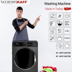 Máy giặt KAFF KF-MFC1269T3B cửa trước lồng ngang - Bảo hành chính hãng 5 năm
