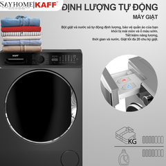 Máy giặt KAFF KF-MFC1269T3B cửa trước lồng ngang - Bảo hành chính hãng 5 năm