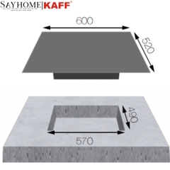 Bếp điện từ kết hợp KF-S48QH PLUS 3 vùng nấu - Bảo hành chính hãng 7 năm