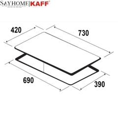 Bếp từ đôi KAFF KF-SD300II - Bảo hành chính hãng 5 năm