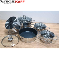 Chảo Inox cao cấp KAFF KF-ST09304 size 24x7.5 cm