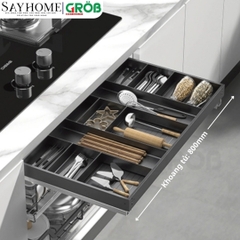 Khay chia nhôm GROB C1NC- 60/70/75/80/90 tràn khoang độc lập - Hàng chính hãng