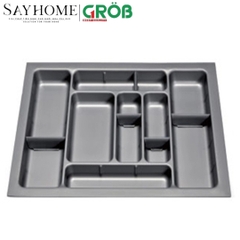 Khay chia nhựa ABS màu xám  GROB02.45/50/60/70/80/90 tại thành phố Hồ Chí Minh
