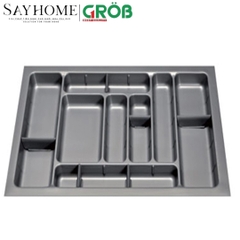 Khay chia nhựa ABS màu xám GROB 02.45/50/60/70/80/90 tại thành phố Hồ Chí Minh