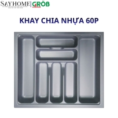 Khay chia nhựa cao cấp ABS GROB 45P, 50P, 60P, 70P, 80P, 90P màu xám và màu trắng - Hàng chính hãng