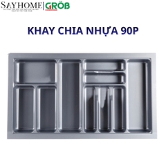 Khay chia nhựa cao cấp ABS GROB 45P, 50P, 60P, 70P, 80P, 90P màu xám và màu trắng - Hàng chính hãng