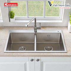 Chậu rửa bát Overmount Sink KN8248DOB - Chính hãng KONOX